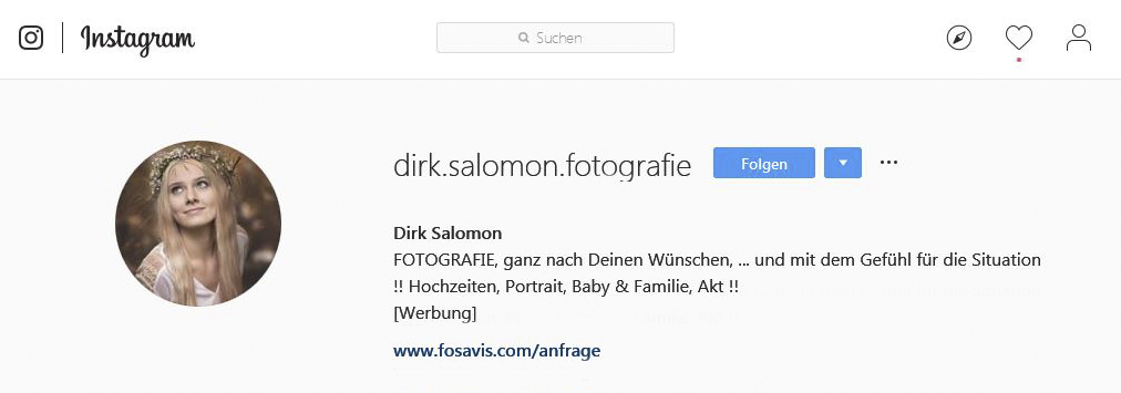 Dirk Salomon auf Instagram